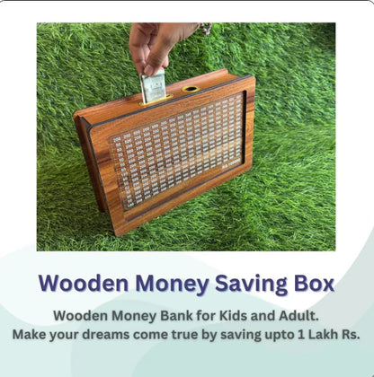 Wooden Piggy Bank – Buy 1 get 1 Free🔥